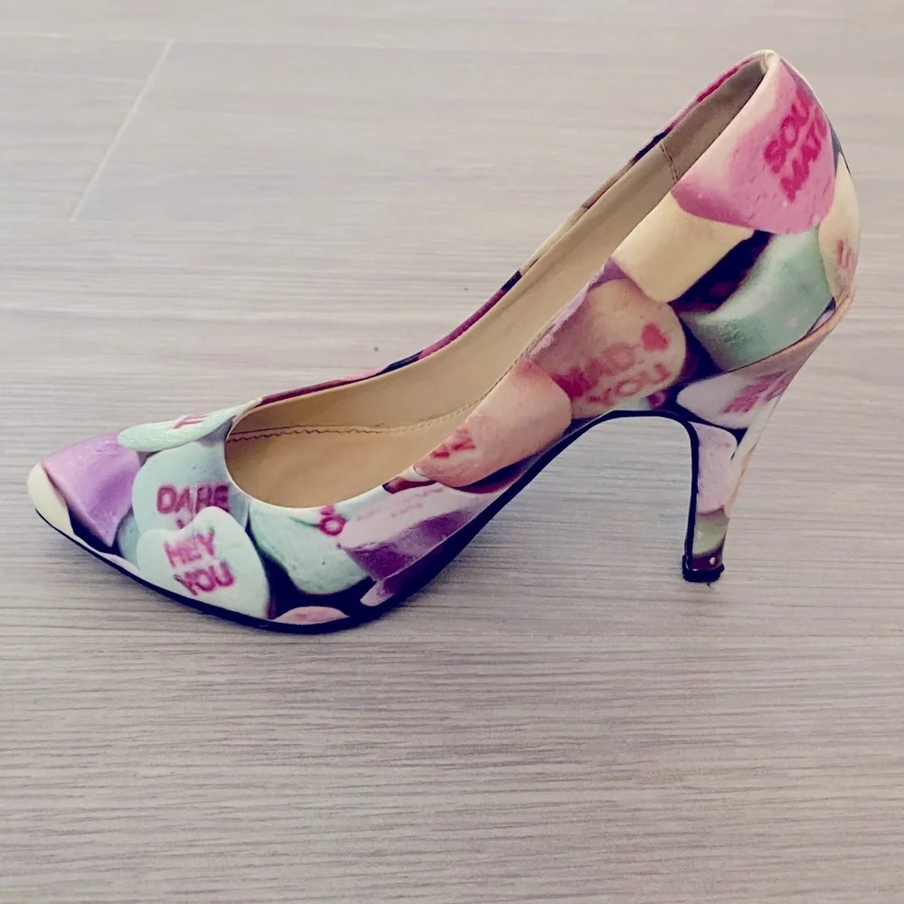 Valentine Conversation Candy Heels